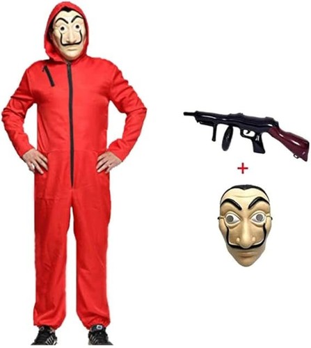 Halloween bank robber jumpsuit - halloween,