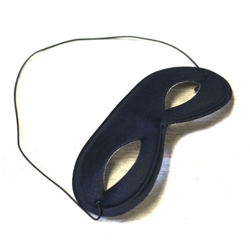 Black zorro domino mask - mask, robber