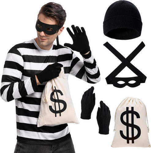 Halloween adult robber costume - robber,