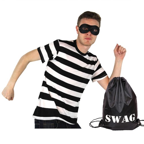 Adult burglar robber costume - burglar,