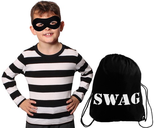 Child burglar costume fancy - child,