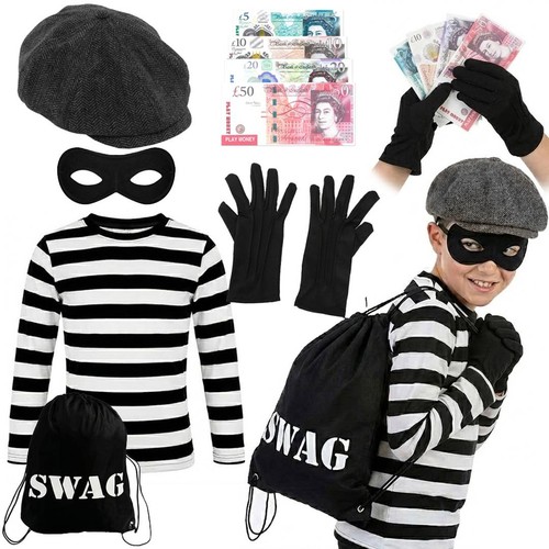 Kids burglar costume - burglar,
