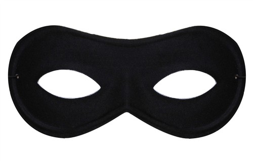 Black domino eye mask - domino,
