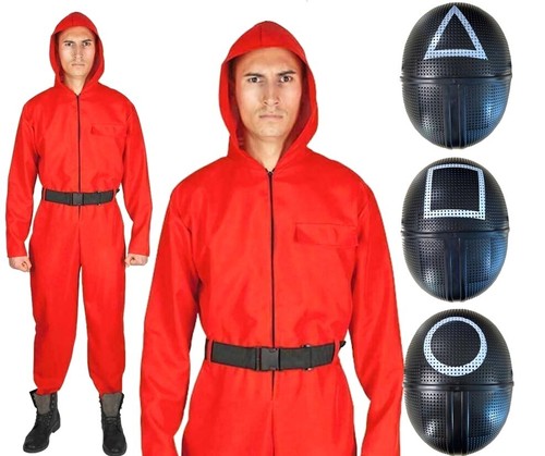 Adult hooded jumpsuit mask - adult,
