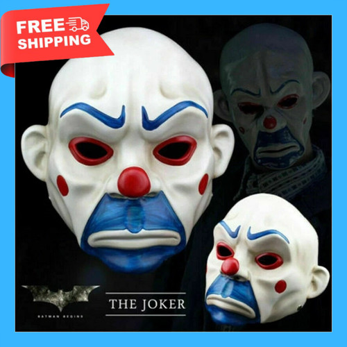New clown bank robber - new, resin