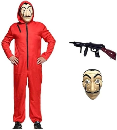 Halloween bank robber jumpsuit - bank,